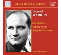 Leonard Warren - Sea Shanties - Kipling Songs - Songs For Everyone