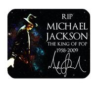 leonardcustom- personalizado Rectángulo antideslizante de goma Mousepad ratón para videojuegos/(Michael Jackson - lcmpv696