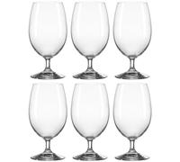 Leonardo 017090 Daily - Juego de 6 Copas de Agua, Transparente