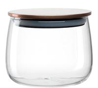 LEONARDO 077390 Tè per Te Azucarero con tapa, Tarro de almacenamiento para azúcar de vidrio de borosilicato, hecho a mano, altura 5 cm, diámetro 9,7 cm, contenido 300 ml, apto para lavavajillas, 1