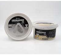 Leonardo 70 Silicona 1.5 KG - Goma de silicona en pasta de dureza 70 Shore-A. Para hacer moldes que reproducen fielmente incluso los detalles más pequeños. Toma rápida en 5 minutos.