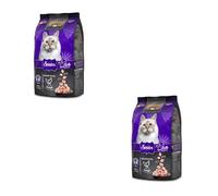 Leonardo Adult Senior | Paquete Doble | 2 x 300 g | Alimento seco para Gatos Adultos y Mayores | con Pollo Fresco Extra | Contenido energético reducido para una Buena Forma física