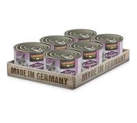 Leonardo Alimento húmedo [6x200g Rico en Conejo] Alimento húmedo sin Cereales para Gatos | Alimento húmedo Completo en Lata