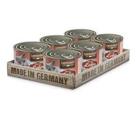 Leonardo Alimento húmedo [6x200g Rico en hígado] Alimento húmedo sin Cereales para Gatos | Alimento húmedo Completo en Lata