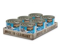 Leonardo Alimento húmedo [6x200g Rico en Pescado Marino] Alimento húmedo sin Cereales para Gatos | Alimento húmedo Completo en Lata