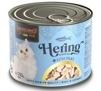 Leonardo Arenque Extra Filete Lata para Gatos 6 x 200 gr