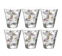 Leonardo Bambini 017902 - Juego de 6 vasos de cristal con diseño de animales, aptos para lavavajillas, 215 ml