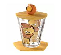 Leonardo Bambini Lion Set Para Beber Para Niños 3 Piezas Vasos De Vidrio