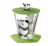 Leonardo Bambini Set Infantil De Vasos Para Bebé 3 Piezas, Vidrio, Tapa Y Base