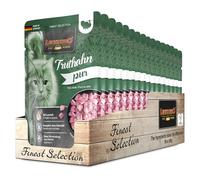 Leonardo Bolsas [16x85g Puro en Pavo] | Alimento húmedo sin Cereales para Gatos | Alimento Completo en prácticas raciones Individuales