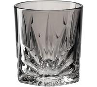 Leonardo Capri 022359 - Vaso para zumo (1 unidad, apto para lavavajillas, con corte facetado, 330 ml), color gris