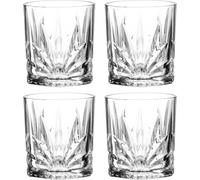 Leonardo Capri 330ml Whisky/Spirits Vidrio Cristal Cut Estilo Vaso - Juego De 4