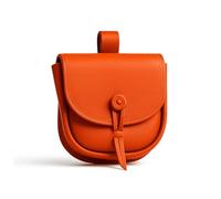 LEONARDO CARBONE® Bolso unisex Tilo | Cierre de piel resistente | trabilla para cinturón hasta 6 cm | Carnaval, Halloween, Cosplay, LARP, riñonera, bolsa, medieval, 100% piel, coñac, talla única
