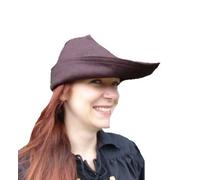 Leonardo Carbone Sombrero medieval unisex Robin Hood rojo