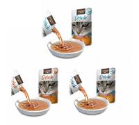 Leonardo Cat Drink Pack Combinado 15x40g - Sopa para Gatos para Hidratación, 5X Pato, 5X Salmón, 5X Bacalao Atlántico - Comida Húmeda Sin Cereales Grain Free Wet Cat Food