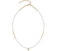 LEONARDO Collar para mujer de acero inoxidable, piedra de cristal, talla única, 89230395