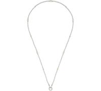 LEONARDO Collar para mujer de acero inoxidable, piedra de cristal, talla única, 89230426