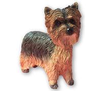Leonardo Collection Figura Decorativa de Yorkshire Terrier Perro, Piedra, marrón