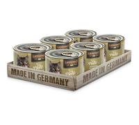 LEONARDO Comida húmeda para gatos Superior Selection, caballo con calabacín, lata de 6 x 200 g, para gatos adultos, sin cereales, sin azúcar, fabricado en Alemania