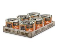 LEONARDO Comida húmeda para gatos Superior Selection, pato con pollo y zanahorias, lata de 6 x 200 g, para gatos adultos, sin cereales, sin azúcar, fabricado en Alemania