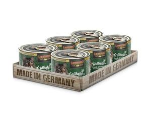 LEONARDO Comida húmeda, selección superior, pavo con trucha y arándanos, lata de 6 x 200 g, para gatos adultos, sin cereales, sin azúcar, fabricado en Alemania