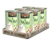 LEONARDO con Venado + Extra Filete | (6 x 400g) con Venado + Filete de Pollo Extra | Alimento húmedo con Filete Extra | Sin Cereales y con Contenido Extra de Carne