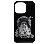 Leonardo da Vinci Artista Maestro Pintor Renacentista Carcasa para iPhone 13 Pro