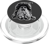 Leonardo da Vinci Artista Maestro Pintor Renacentista PopSockets PopGrip para MagSafe