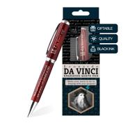 Leonardo Da Vinci - Bolígrafo con cita inspiradora - Make Your Work to Be in Keeping with Your Propósito, regalos creativos para artistas, ingenieros, arquitectos, profesores de historia y arte