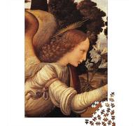 Leonardo Da Vinci Cuadros Famosos del Mundo Rompecabezas De Madera 1000 Piezas, Puzzles Arte para Adultos, Pinturaarte Rompecabezas Imposibles, Juego De Habil Dad para Toda La Familia