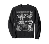 Leonardo da Vinci El Hombre de Vitruvio Sudadera