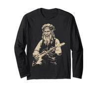 Leonardo da Vinci Hombre Lobo Tocando la Guitarra Italia Historia del Arte Manga Larga