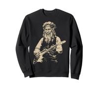 Leonardo da Vinci Hombre Lobo Tocando la Guitarra Italia Historia del Arte Sudadera