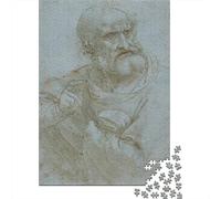 Leonardo Da Vinci Imposible Puzzle 1000 Piezas, Rompecabezas Grabado De Madera, Jigsaw Puzzle museopara Adultos, DIY Juguete Puzzles, para Regalo Educativo para Adolescentes