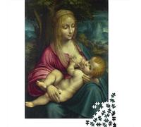 Leonardo Da Vinci Imposible Puzzle Museo, Puzzles Arte para Adultos, Rompecabezas Pinturaarte Juego Familiar, Decoración del Hogar, Rompecabezas De Madera 1000 Piezas