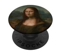 Leonardo da Vinci Mona Lisa - Disfraz de Regalo para Profesor PopSockets PopGrip Adhesivo