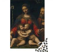 Leonardo Da Vinci Puzzle 1000 Piezas, Cuadros Famosos del Mundo Rompecabezas Imposible, Jigsaw Puzzles Arte para Adultos, Rompecabezas De Madera, para Toda La Familia, Decoración del Hogar