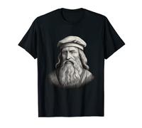 Leonardo da Vinci Retrato | Historia del artista Ciencia Arte Camiseta