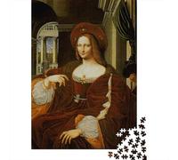 Leonardo Da Vinci Rompecabezas Arte De Madera1000 Piezas, Rompecabezas Museo, Pinturaarte Puzzle Imposible, para Adultos Y Adolescente, Cumpleaños