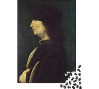 Leonardo Da Vinci Rompecabezas Cuadros Famosos del Mundo De Madera 1000 Piezas De Adolescente, Imposible Puzzle Museo, Rompecabezas Arte, Difícil Desafío Adulto Alivio del Estrés Juguete