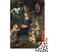 Leonardo Da Vinci Rompecabezas Pinturaarte, Rompecabezas Cuadros Famosos del Mundo De Madera Adultos, Imposable Puzzle Arte 1000pcs, Juguetes Educativos, Puzzles para Amantes O Amigos