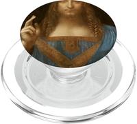 Leonardo da Vinci - Salvator Mundi - Arte para Artistas PopSockets PopGrip para MagSafe
