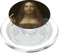 Leonardo da Vinci Salvator Mundi Religioso Jesús Cristiano PopSockets PopGrip para MagSafe