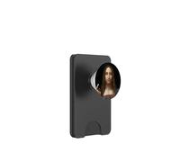 Leonardo da Vinci Salvator Mundi Religioso Jesús Cristiano PopSockets PopWallet para MagSafe
