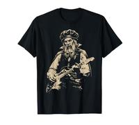 Leonardo da Vinci Vampiro Tocando Guitarra Italia Historia del Arte Camiseta