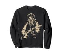 Leonardo da Vinci Vampiro Tocando Guitarra Italia Historia del Arte Sudadera