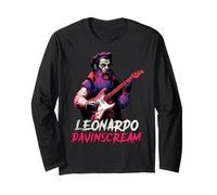 Leonardo da Vinci Vampiro Tocando la Guitarra Historia Italiana Alt Manga Larga