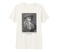 Leonardo da Vinci Vintage Camiseta Premium