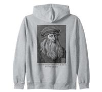 Leonardo da Vinci Vintage Sudadera con Capucha