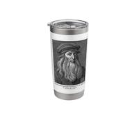 Leonardo da Vinci Vintage Vaso térmico de acero inoxidable de doble pared